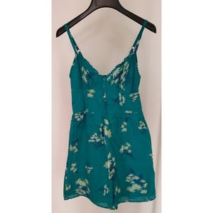 Floral sweetheart mini dress